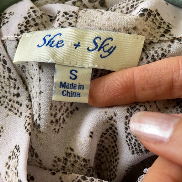 Pink She + Sky Dress Size S - Picture 5 of 5